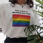 Hahayule Kiss Whoever The F**k You Want LGBT Slogan T-Shirt