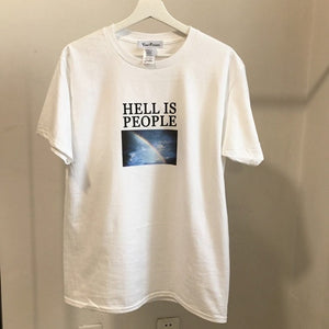 Grunge Tee Hell Is People Rainbow