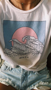 So It Is Ocean Wave Aesthetic T-Shirt