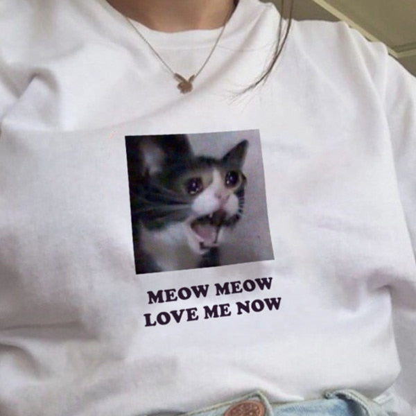 MEOW MEOW KILL ME NOW TEE