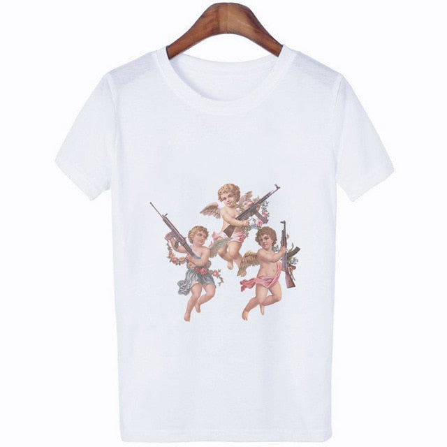 Angel Shirts Printing Graphic Tee